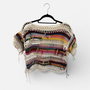Colorful Handmade Crochet Top